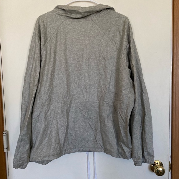 Old Navy Active XXL green white quarter zip hooded jacket - Picture 2 of 3